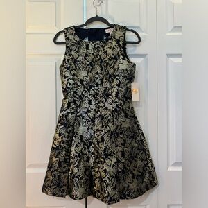 GB Girls Navy and Gold Formal Dress | Gianni Bini
